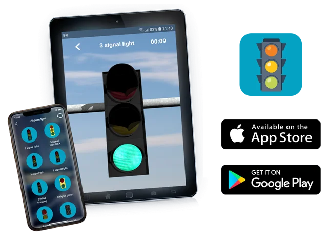 Traffic Light Collections alkalmazás, fényjelző készülékek - applikáció, alkalmazás